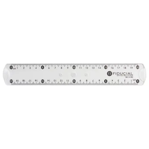 Règle de traçage double 20 cm - Fiducial