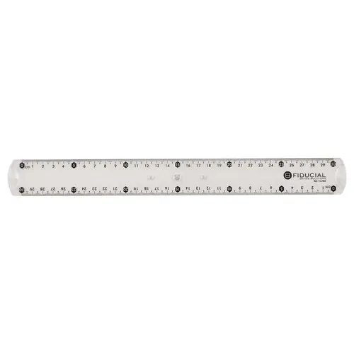 Règle de traçage double 30 cm - Fiducial