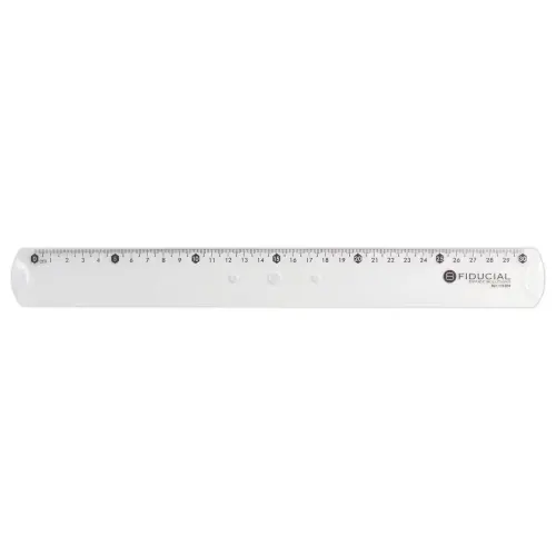 R&egrave;gle de tra&ccedil;age plastique 30 cm - FIDUCIAL 