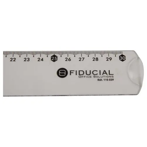 R&egrave;gle de tra&ccedil;age plastique 30 cm - FIDUCIAL 