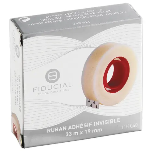 Rouleau d'adhésif mat invisible - FIDUCIAL OFFICE SOLUTIONS
