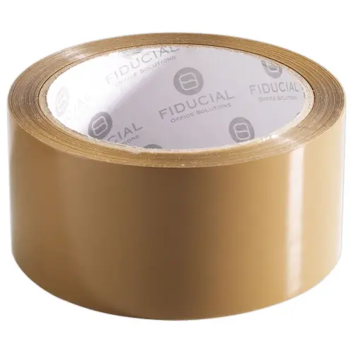 6 Rouleaux d'adhésif d'emballage Havane - Fiducial