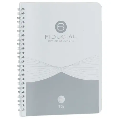 Cahier reliure &agrave; spirales - 17X22 cm - 100 pages 70g - S&eacute;y&egrave;s - FIDUCIAL 