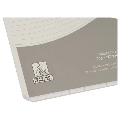 Cahier &agrave; spirale A4 - R&eacute;glure S&eacute;y&egrave;s - 180 pages - FIDUCIAL 