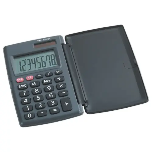 Calculatrice de poche P8 solaire + piles - ACCESS