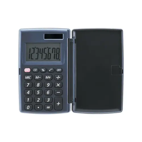 Calculatrice de poche P8 solaire + piles - ACCESS
