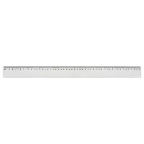 R&egrave;gle de bureau simple en plastique - 50 cm 