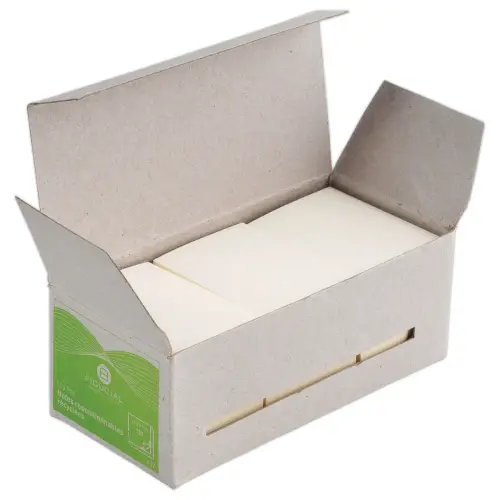 12 Blocs de notes repositionnables et recycl&eacute;es - 38x51 mm - FIDUCIAL 