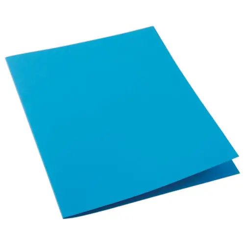 100 Chemises cartonnées colorées - Bleu - FIDUCIAL