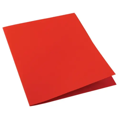 100 Chemises cartonnées colorées - Rouge - FIDUCIAL