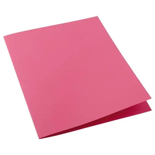100 Chemises cartonnées colorées - Rose - FIDUCIAL
