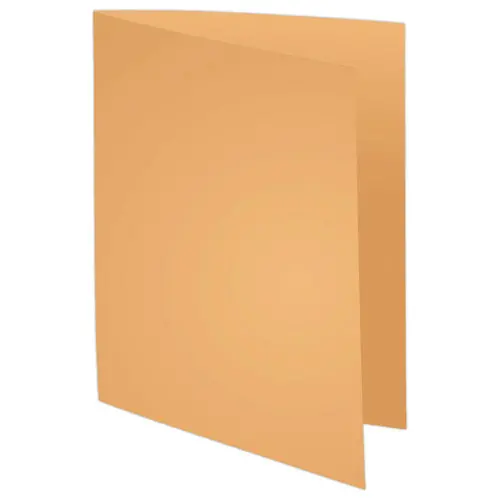 100 Chemises A4+ - orange pastel - 220g - FIDUCIAL OFFICE SOLUTIONS