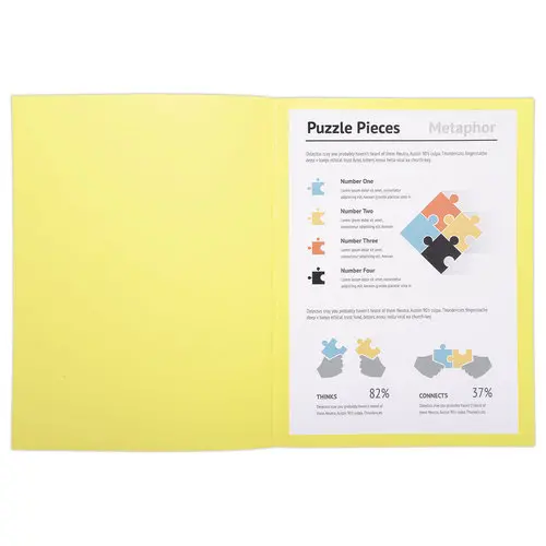 100 Chemises A4+ - jaune pastel - 220g - FIDUCIAL OFFICE SOLUTIONS