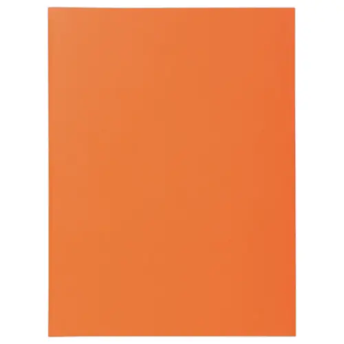 100 Chemises A4+ - orange pastel - 220g - FIDUCIAL OFFICE SOLUTIONS 