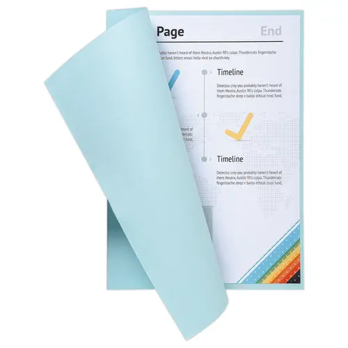 250 Sous-chemises colorées pastel - Fiducial