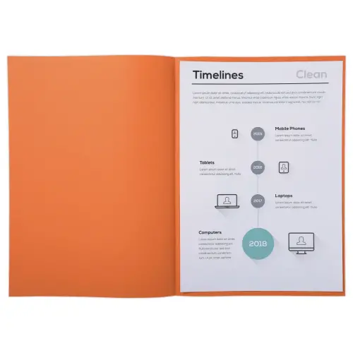 250 Sous-chemises orange pastel - 22 x 31 cm - FIDUCIAL OFFICE SOLUTIONS 