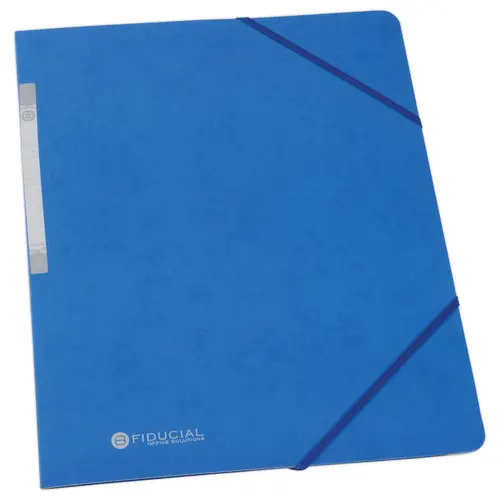 Chemise simple à élastiques en carte - Bleu - FIDUCIAL
