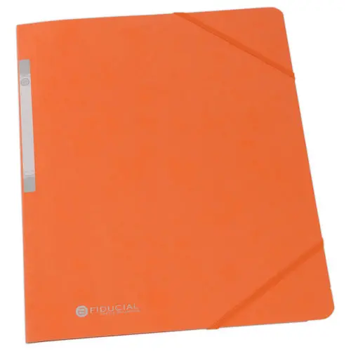 Chemise simple à élastiques en carte - Orange - FIDUCIAL