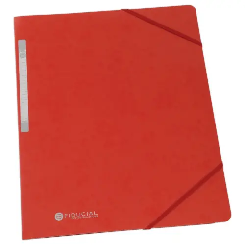 Chemise simple à élastiques en carte - Rouge - FIDUCIAL
