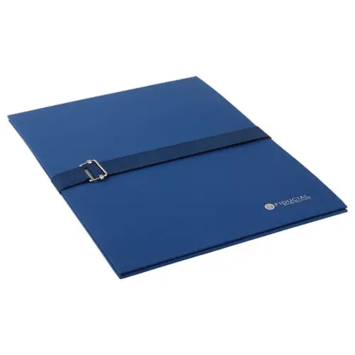 Chemise &agrave; sangle et boucle en m&eacute;tal - Bleu fonc&eacute; - FIDUCIAL 
