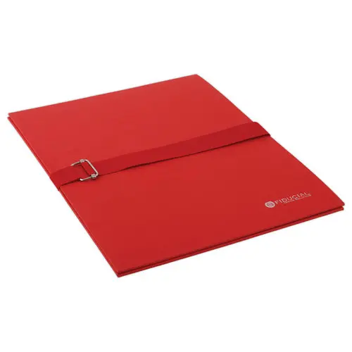 Chemise &agrave; sangle et boucle en m&eacute;tal - Rouge - FIDUCIAL 