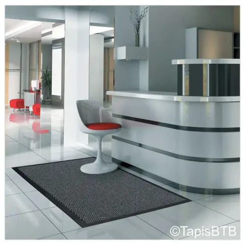 Tapis d'entr&eacute;e - 90 x 150 cm - Gris - ACCESS 