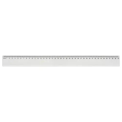 R&egrave;gle de bureau simple en plastique  - 40 cm 
