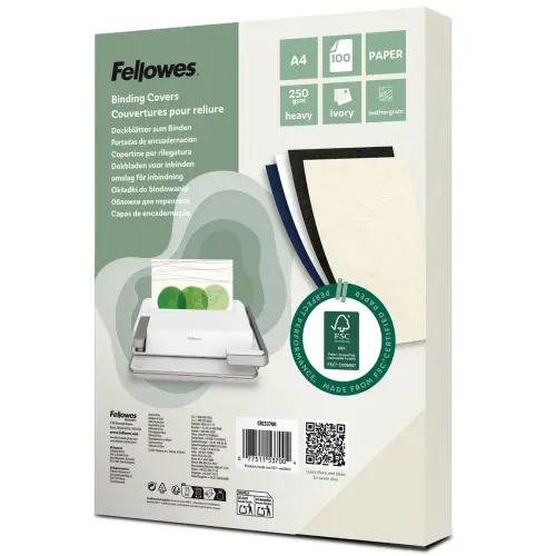 100 Couvertures A4 cartonnées - FELLOWES