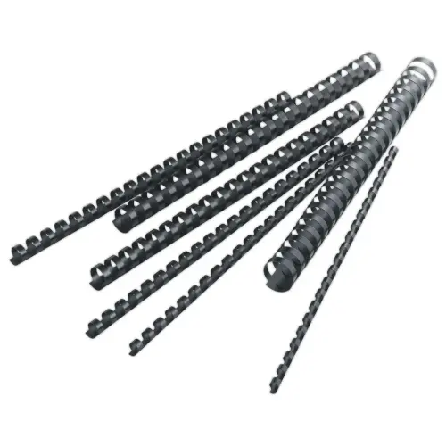 100 Reliures rondes en plastique - &Oslash; 6 mm - noir - ACCESS 