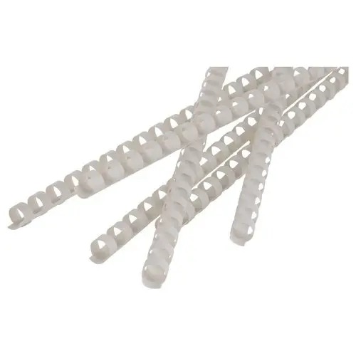 100 Reliures rondes en plastique 21 anneaux - Ø 10 mm - Access