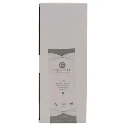 100 Reliures rondes en plastique 21 anneaux- Ø 10 mm - ACCESS