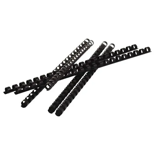 100 Reliures rondes en plastique 21 anneaux- Ø 10 mm - ACCESS