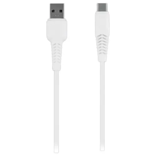 Câble USB-C renforcé - 1m - Blanc - T'nB