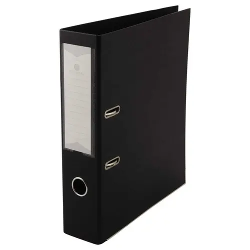 Classeur &agrave; levier - Dos 7,5 cm - Noir - FIDUCIAL 