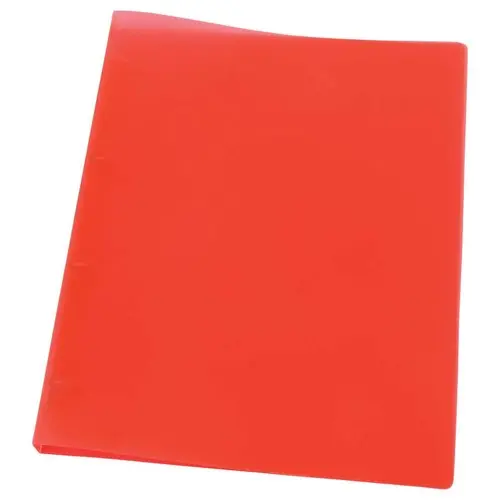 Classeur translucide coloré 4 anneaux, dos 2 cm - Rouge - FIDUCIAL