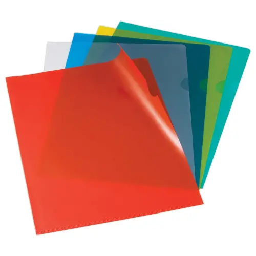 50 Pochettes plastiques - Coloris assortis