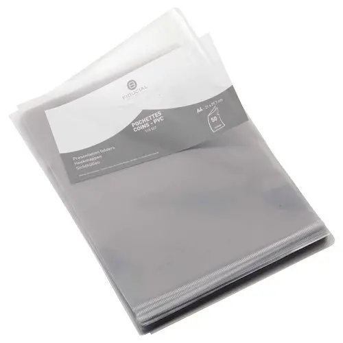 50 Pochettes plastiques - Transparentes
