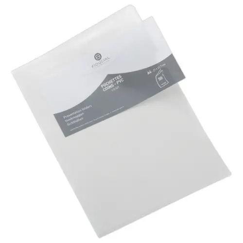 50 Pochettes plastiques - Transparentes