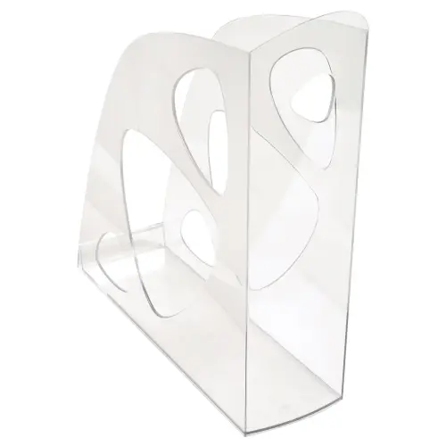 Porte-revues transparent - Dos 8 cm - Incolore - Fiducial