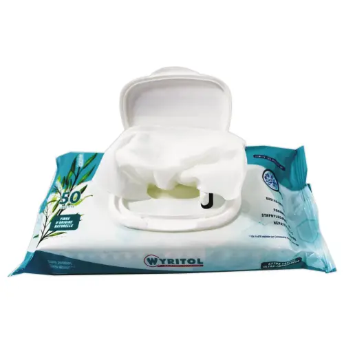 Lingettes nettoyantes désinfectantes - Etui de 50 - Senteur Niaouli - Wyritol