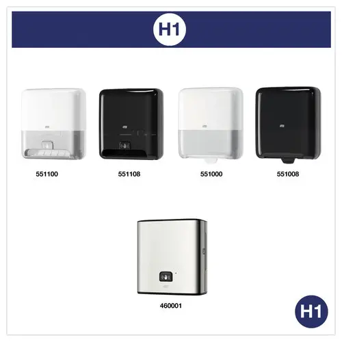 6 Essuie-mains doux H1 - Blanc - Tork