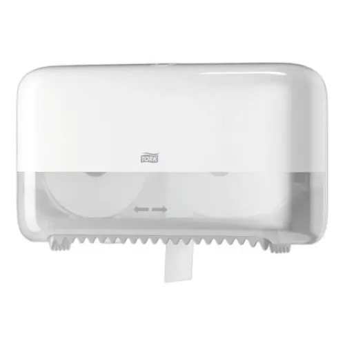 Distributeur double pour papier toilette Mid-Size sans mandrin - TORK