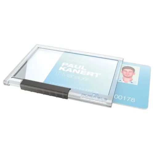 10 Porte cartes PUSHBOX mono 54 x 87 mm 