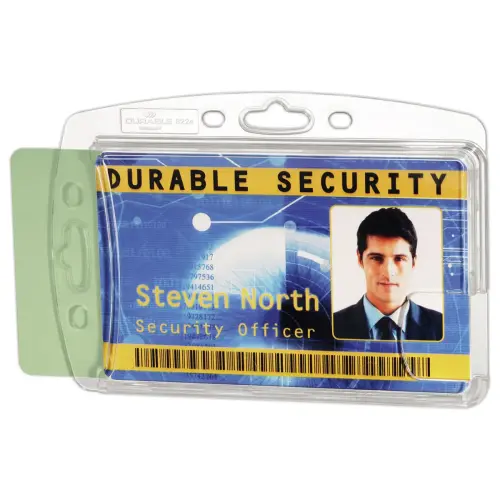 10 Porte-cartes magnétiques avec clip - 2 cartes - DURABLE