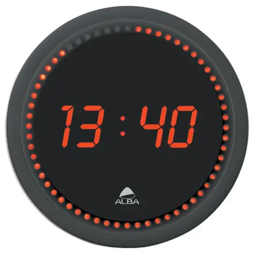 Horloge murale LED ronde - ALBA