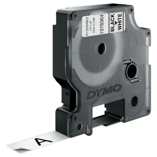 Ruban pour titreuse D1 &laquo; Durable &raquo; - 12 mm x 5,5m - Dymo 