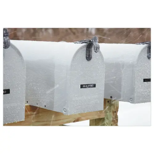 Ruban D1 Durable - Texte blanc sur fond noir - 12 mm x 3 m - Dymo