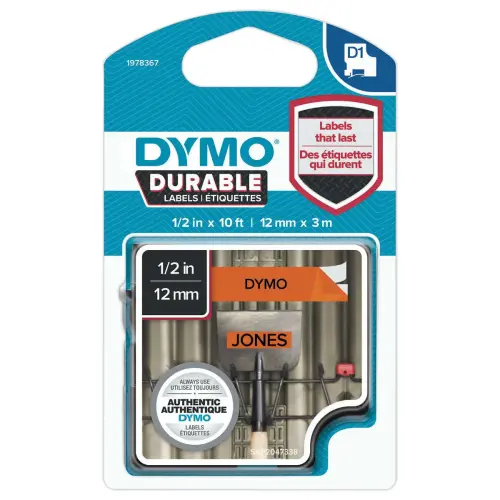 Ruban pour titreuse D1 « Durable » - 3m - Dymo