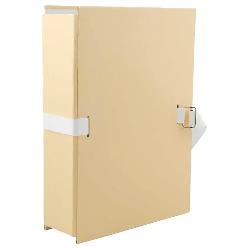 Chemise extensible à rabat et sangle beige - FIDUCIAL