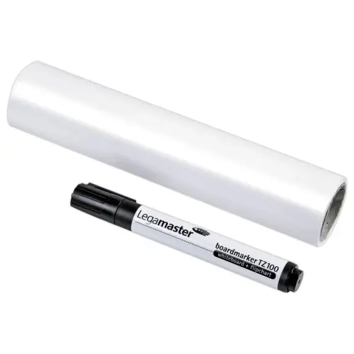 Rouleau 25 feuilles électrostatiques Magic Chart - Version tableau blanc - A4 - LEGAMASTER